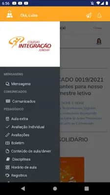 Colégio Integração Jundiaí android App screenshot 2